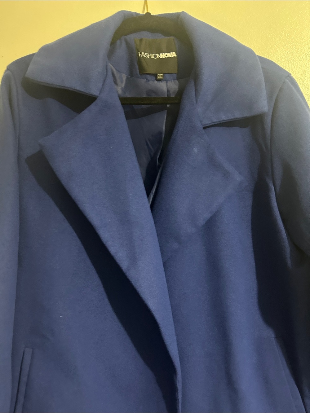 Fashion Nova Navy Blue Trench Coat
